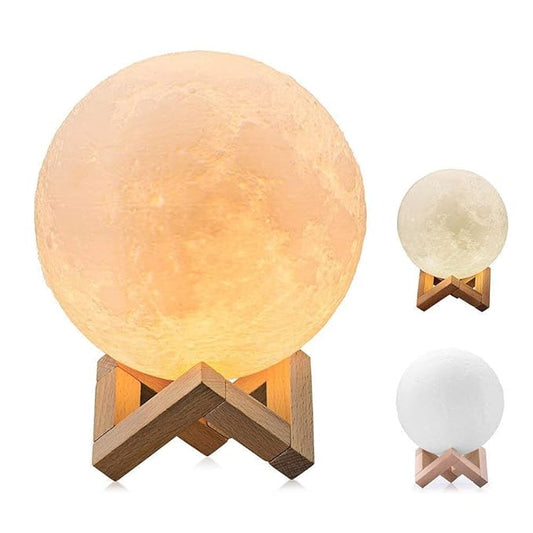 Lunar Glow 3D Moon Lamp |Stunning Night Light for Cozy Home Décor