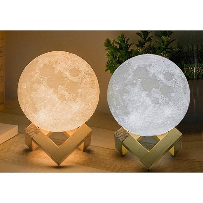 Lunar Glow 3D Moon Lamp |Stunning Night Light for Cozy Home Décor