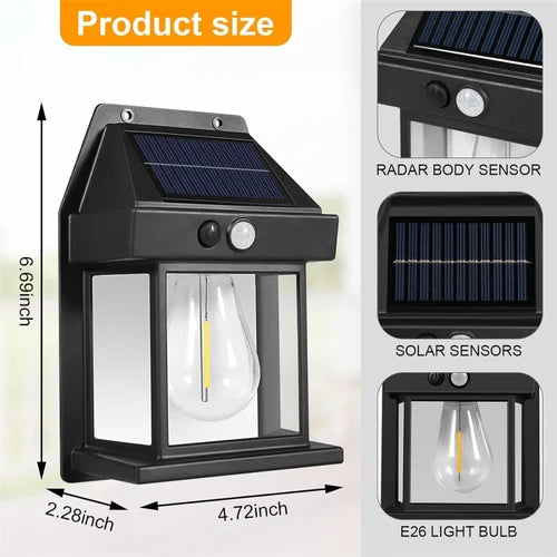 EcoBright Solar Wall Light|Energy-Saving Outdoor LED Lighting for Homes